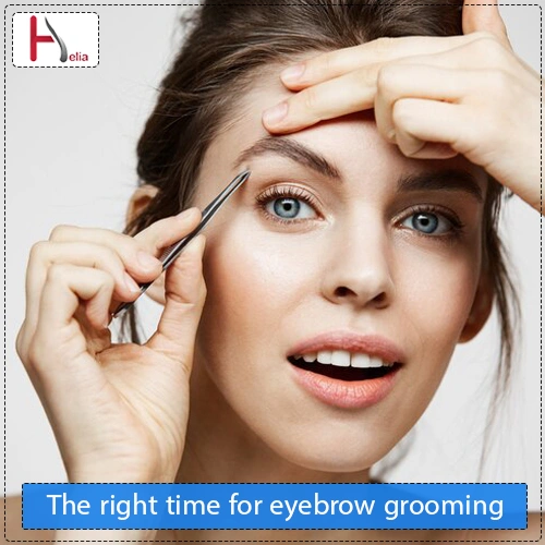 The right time for eyebrow grooming