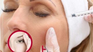 افتادگی پلک پس از تزریق بوتاکس